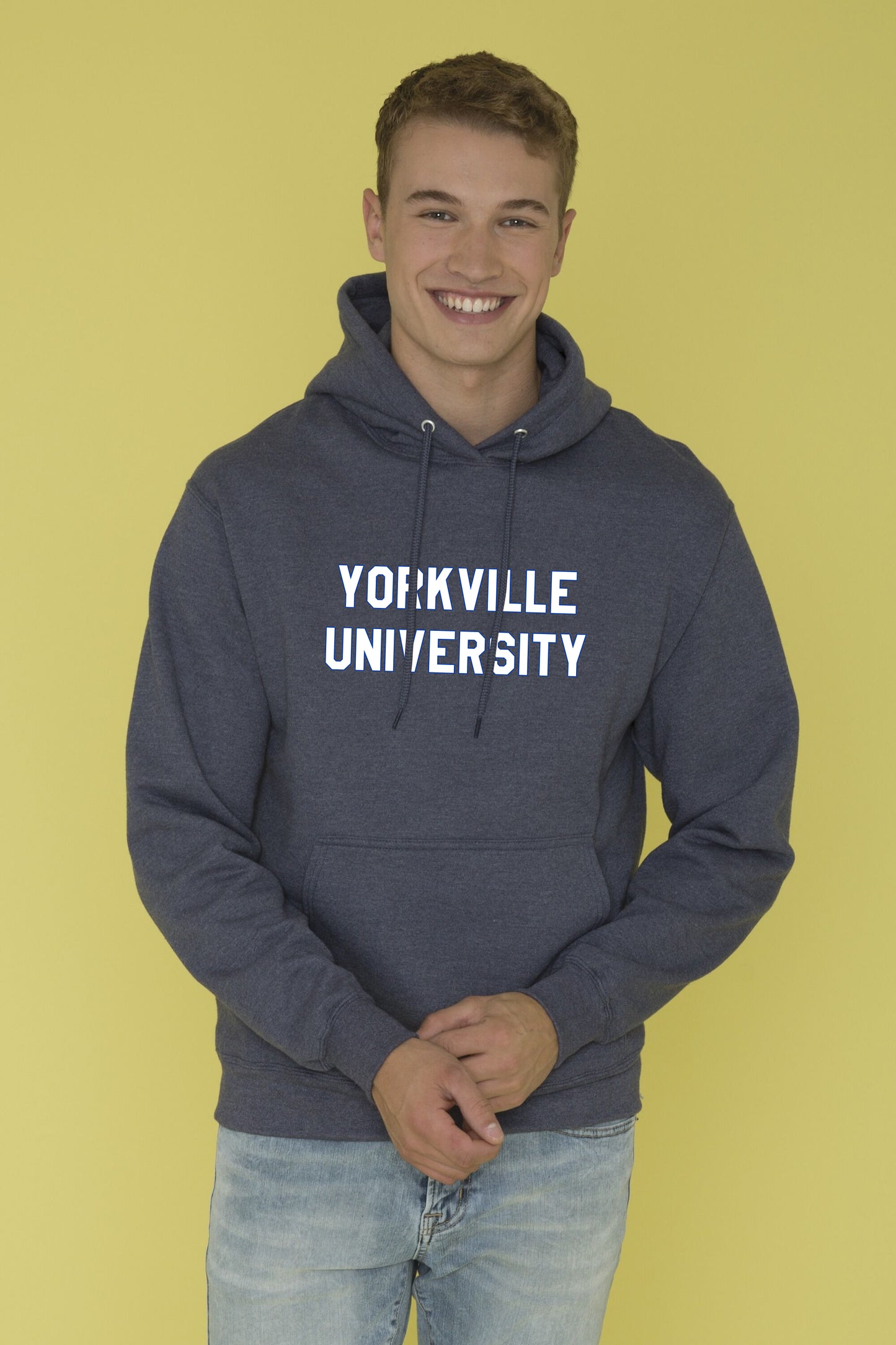 YU Heather Grey Everyday Fleece Hoodie